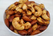 મસાલા કાજુ બદામ બનાવવાની રીત - masala kaju badam banavani rit - masala kaju badam recipe in gujarati