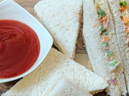 વેજ માયોનીઝ સેન્ડવીચ - વેજ માયોનીઝ સેન્ડવીચ બનાવવાની રીત - veg mayonnaise sandwich banavani rit - veg mayonnaise sandwich recipe in gujarati