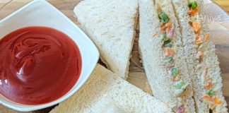 વેજ માયોનીઝ સેન્ડવીચ - વેજ માયોનીઝ સેન્ડવીચ બનાવવાની રીત - veg mayonnaise sandwich banavani rit - veg mayonnaise sandwich recipe in gujarati