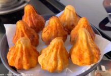 તળીને મોદક બનાવવાની રીત - tari ne modak banavani rit - Fried Modak Recipe in gujarati