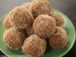 ચુરમા ના લાડવા બનાવવાની રેસીપી - churma na ladva banavani rit - churma na ladva recipe in gujarati - churma na ladoo banavani rit