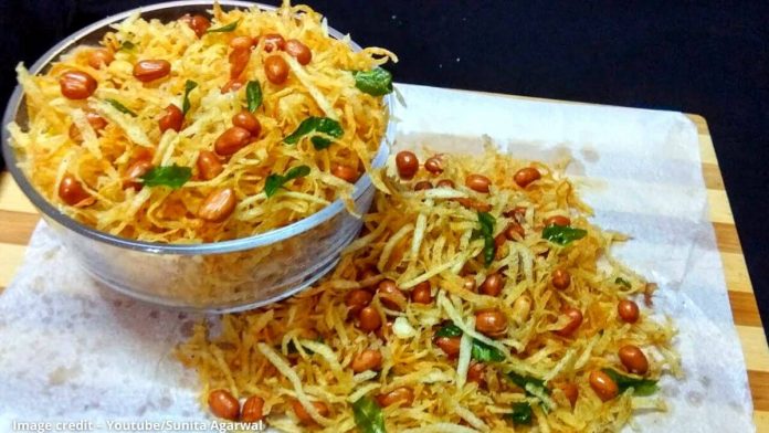 ફરાળી ચેવડો બનાવવાની રીત - farali chevdo banavani rit - farali chevdo recipe in gujarati