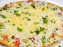 ચીઝ ખાખરા ચાર્ટ બનાવવાની રીત - cheese khakhra chaat banavani rit - cheese khakhra chaat recipe in gujarati