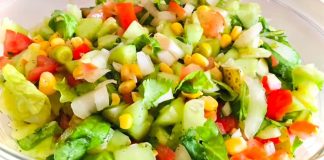 મિક્સ વેજીટેબલ સલાડ બનાવવાની રીત - mix vegetable salad banavani rit - mix vegetable salad recipe in gujarati