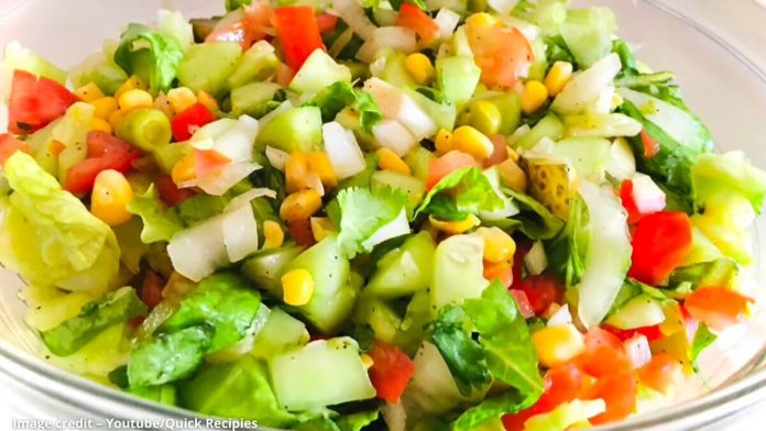 મિક્સ વેજીટેબલ સલાડ બનાવવાની રીત - mix vegetable salad banavani rit - mix vegetable salad recipe in gujarati