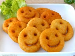 bataka ni smiley recipe in gujarati - bataka ni smiley banavani rit - બટાકાની સ્માઇલ બનાવવાની રીત