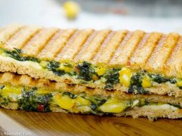 પાલક મકાઈની સેન્ડવીચ બનાવવાની રીત - palak makai ni sandwich banavani rit - palak makai ni sandwich recipe in gujarati