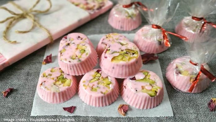 રોઝ ચોકલેટ બનાવવાની રીત - rose chocolate banavani rit gujarati ma