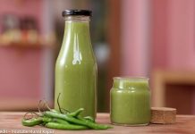 ગ્રીન ચીલી સોસ બનાવવાની રીત - green chilli sauce banavani rit - green chilli sauce recipe in gujarati