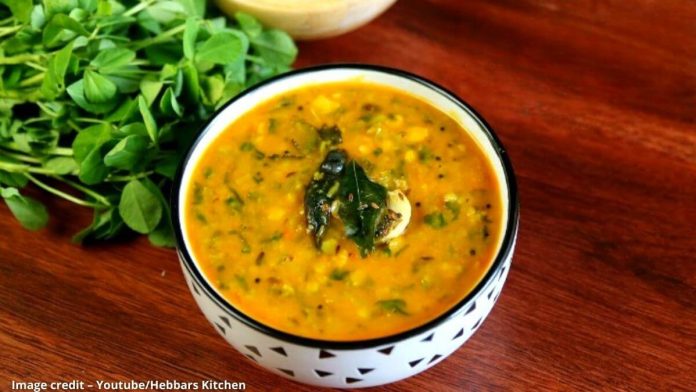 મેથી દાળ બનાવવાની રીત - methi dal recipe - methi dal recipe in gujarati - methi dal banavani rit - મેથી દાળ