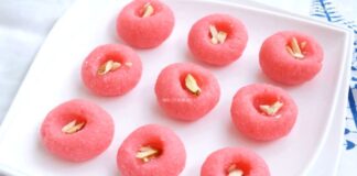 સ્ટ્રોબેરી ફ્લેવર નારિયળ પેંડા બનાવવાની રીત | Strawberry flavor nariyal penda banavani rit સ્ટ્રોબેરી ફ્લેવર નારિયળ પેંડા બનાવવાની રીત - Strawberry flavor nariyal penda banavani rit