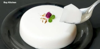 નારિયળ ના દૂધ માંથી પુડિંગ બનાવવાની રીત - Nariyal na dudh mathi pudding banavani rit