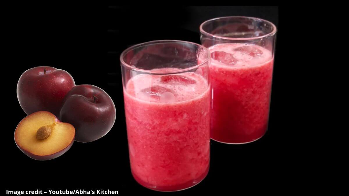 આલુબુખારા જ્યુસ બનાવવાની રીત plum juice banavani rit plum juice