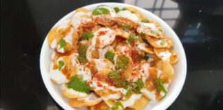 દહીં પાપડી ચાટ બનાવવાની રીત - Dahi papdi chat banavani rit - Dahi papdi chat recipe in gujarati