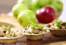 સફરજન ચાટ બનાવવાની રીત - Safarjan chat banavani rit - Apple chat recipe in gujarati