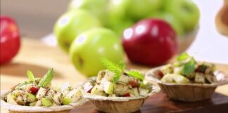 સફરજન ચાટ બનાવવાની રીત - Safarjan chat banavani rit - Apple chat recipe in gujarati