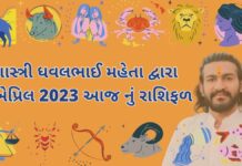 8 માર્ચ ૨૦૨૩ આજ નું રાશિફળ –દૈનિક રાશિફળ ગુજરાતી – 8 march 2023 aaj nu dainik rashifal gujarati ma