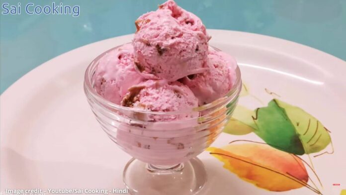 ગુલકંદ નો આઈસ્ક્રીમ બનાવવાની રીત - gulkand no ice cream banavani rit - gulkand ice cream recipe in gujarati
