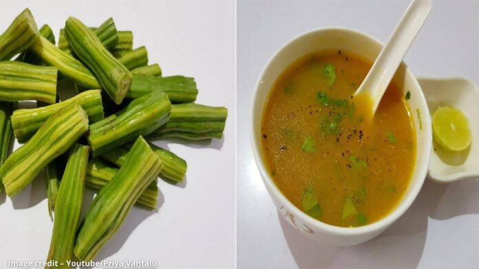 સરગવાની સિંગ નું સૂપ બનાવવાની રીત - Sargvani sing nu soup banavani rit - Sargvani sing nu soup recipe in gujarati