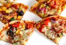 રોટલી પીઝા - રોટલી પીઝા બનાવવાની રીત - Rotli pizza banavani rit - Rotli pizza recipe in gujarati