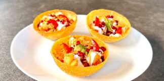 યુનિક ક્રિસ્પી કટોરી ચાટ - Unique Crispy Katori Chat - યુનિક ક્રિસ્પી કટોરી ચાટ બનાવવાની રીત - Unique Crispy Katori Chat banavani rit