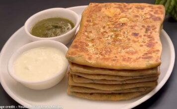 ટીફીન માટે પરોઠા બનાવવાની રીત - Tiffin mate parotha banavani rit