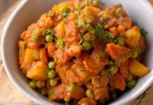 આલુ ગાજર મટર નું શાક બનાવવાની રીત | Aloo gajar ane matar nu shaak banavani rit આલુ ગાજર મટર નું શાક - Aloo gajar ane matar nu shaak - આલુ ગાજર મટર નું શાક બનાવવાની રીત - Aloo gajar ane matar nu shaak banavani rit