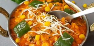 મકાઈ કેપ્સીકમ નું પંજાબી શાક - Makai capsicum nu Panjabi shaak - મકાઈ કેપ્સીકમ નું પંજાબી શાક બનાવવાની રીત - Makai capsicum nu Panjabi shaak banavani rit