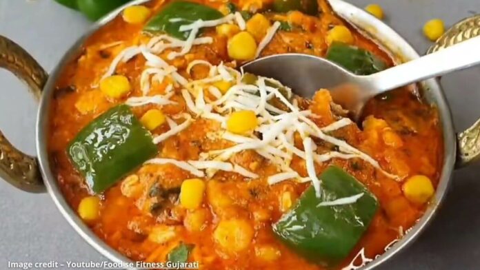 મકાઈ કેપ્સીકમ નું પંજાબી શાક - Makai capsicum nu Panjabi shaak - મકાઈ કેપ્સીકમ નું પંજાબી શાક બનાવવાની રીત - Makai capsicum nu Panjabi shaak banavani rit