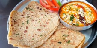 ચાર પડ વાળા પરાઠા અને વઘારેલું દહી બનાવવાની રીત - char pad vara parotha ane vaghrelu dahi banavani rit