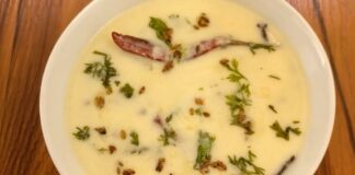 સફેદ કઢી - Safed kadhi - સફેદ કઢી બનાવવાની રીત - Safed kadhi banavani rit - safed kadhi recipe in gujarati