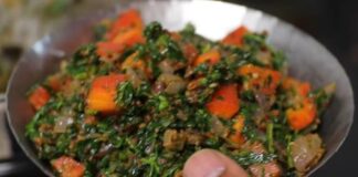 Gajar methi nu shaak - ગાજર મેથી નું શાક