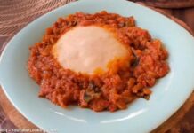 Idli Sambar Shakshuka - ઈડલી સંભાર શક્શુકા