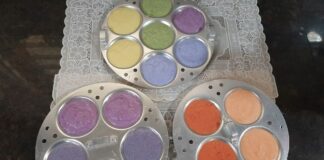 Colorful idli - કલરફૂલ ઈડલી