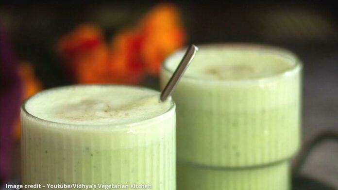 Kakdi lassi - કાકડી લસ્સી