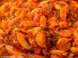 Lasan nu athanu - લસણ નું અથાણું