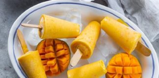 mango kulfi - Mango kulfi ice cream recipe in Gujarati - mango kulfi recipe