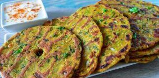 Thalipeeth - થાલીપીઠ રેસીપી - Thalipeeth recipe in Gujarati