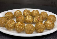 Dry fruit Faradi Ladu - dry fruit faradi ladoo recipe in gujarati - faradi ladoo recipe in gujarati - ફરાળી લાડુ