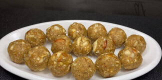Dry fruit Faradi Ladu - dry fruit faradi ladoo recipe in gujarati - faradi ladoo recipe in gujarati - ફરાળી લાડુ