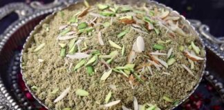 જન્માષ્ટમી સ્પેશ્યલ પંજરી - Panjari Prasad - panjiri recipe in Gujarati - પંજરી બનાવવાની રીત