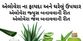 એલોવેરા ના ફાયદા - એલોવેરા જ્યુસ ના ફાયદા - એલોવેરા જ્યુસ બનાવવાની રીત- Aloe Vera Na Fayda in Gujarati- elovera fayda in Gujarati