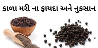 black pepper benefits in Gujarati - કાળા મરી ના ફાયદા - કાળા મરી ખાવાના ફાયદા - mari na fayda in gujarati - mari khavana fayda - કાળા મરીનો ઉપયોગ