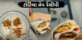 Tortilla wrap recipe in Gujarati - ટોર્ટિલા વ્રેપ બનાવવની રીત - ટોર્ટિલા વ્રેપ રેસીપી