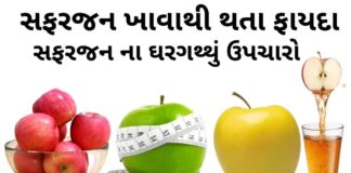 સફરજન ખાવાના ફાયદા - સફરજન ખાવાથી થતા ફાયદા - સફરજન ના ફાયદા - સફરજન વિશે માહિતી - safarjan na fayda - apple benefits in Gujarati