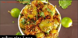 ભરેલા ગુંદાનું શાક બનાવવાની રીત - bharela gunda nu shaak banavani recipe in Gujarati