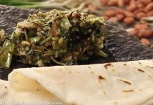 Lila lasan no theso banavani rit - Lila lasan no theso recipe in gujarati - લીલા લસણનો ઠેસો બનાવવાની રીત