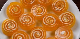 ઓરેન્જ કેન્ડી બનાવવાની રીત - Orange jelly candy recipe in gujarati - orange jelly candy banavani rit