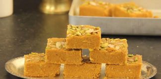 બેસન ની બરફી બનાવવાની રીત - besan ni barfi banavani rit - besan barfi recipe in gujarati