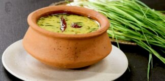 લસૂની બાજરા કઢી બનાવવાની રીત - Lasuni bajra kadhi banavani rit - Lasuni bajra kadhi recipe in gujarati